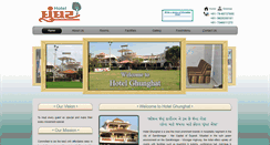 Desktop Screenshot of hotelghunghat.com